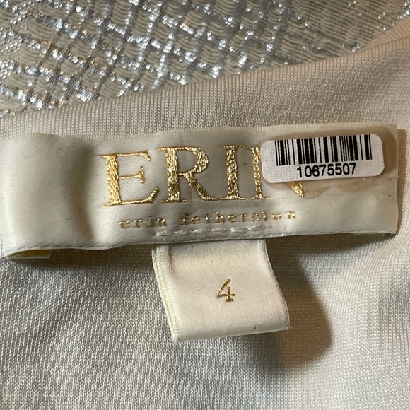 Erin Fetherston Sleeveless Plaid Embroidered Scoop Neckline Pockets Dres… - Picture 3 of 9